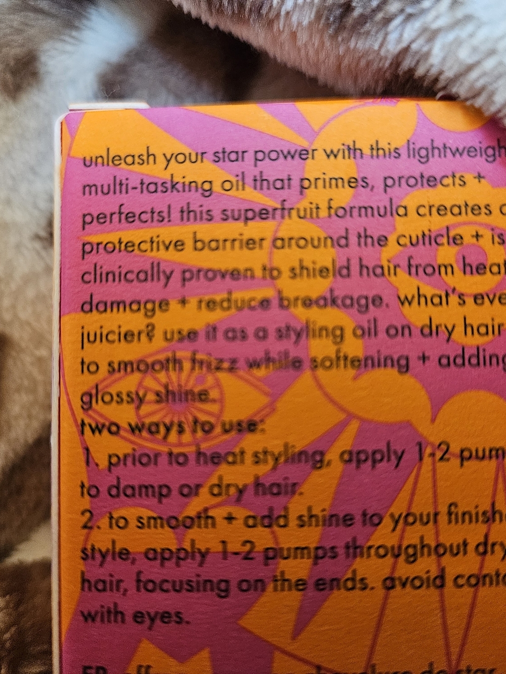 amika Superfruit Star Lightweight Hair Styling Oil NEW IN THE PACKAGE - Picture 2 of 4
